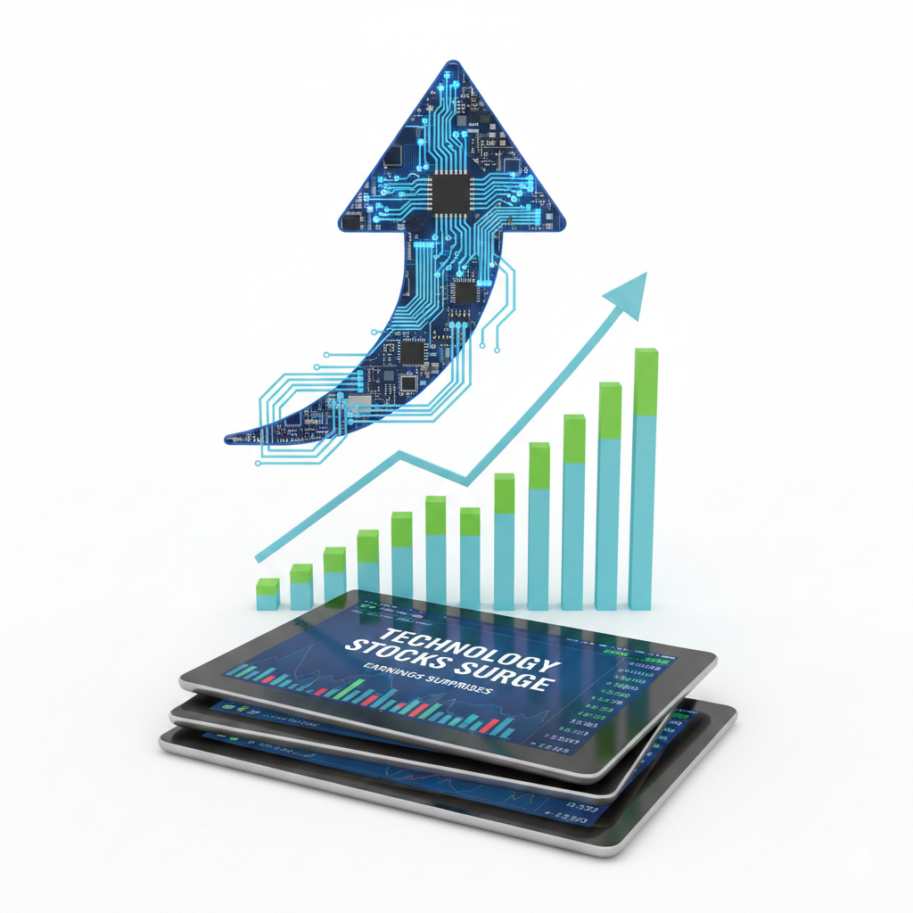 Technology Stocks Surge Following Earnings Surprises