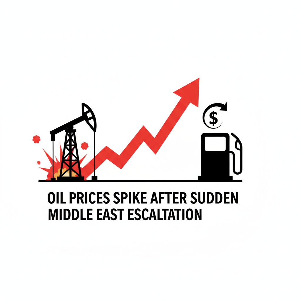 Oil Prices Spike After Sudden Middle East Escalation