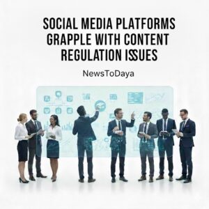 Social Media Platforms Grapple With Content Regulation Issues