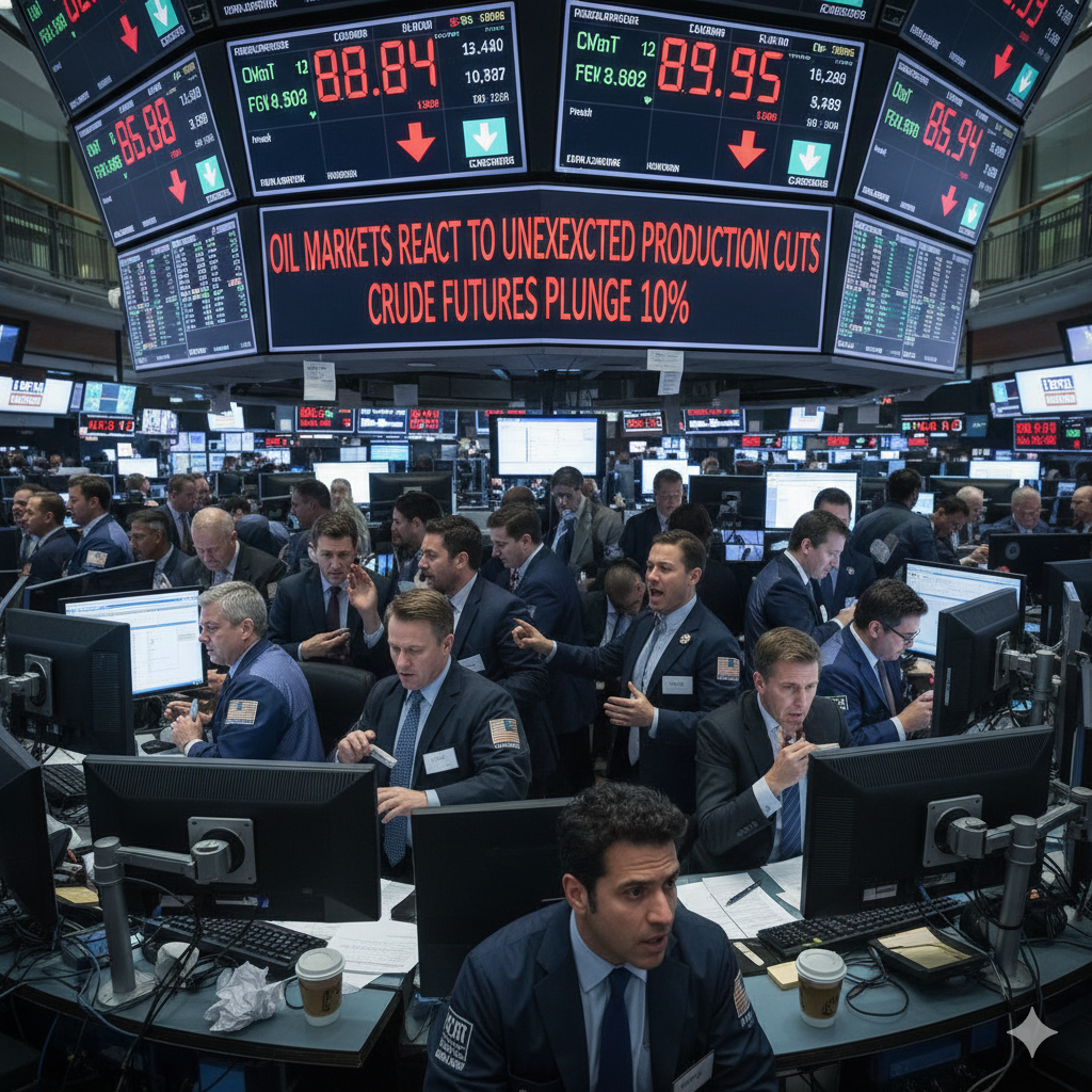 Oil Markets React To Unexpected Production Cuts