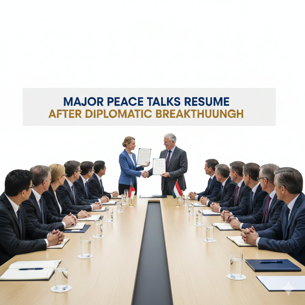 Major Peace Talks Resume After Diplomatic Breakthrough