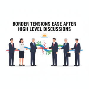 Border Tensions Ease After High Level Discussions
