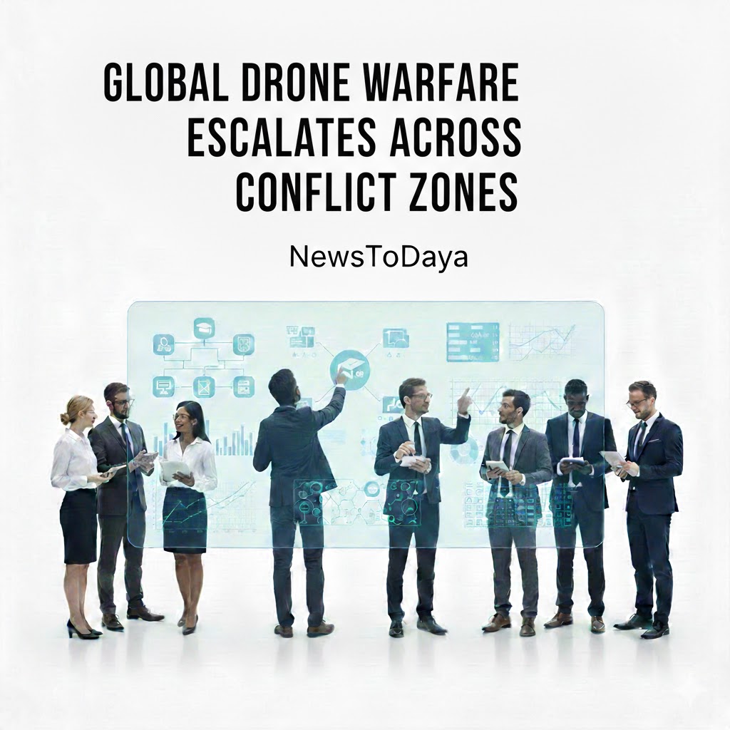 Global Drone Warfare Escalates Across Conflict Zones
