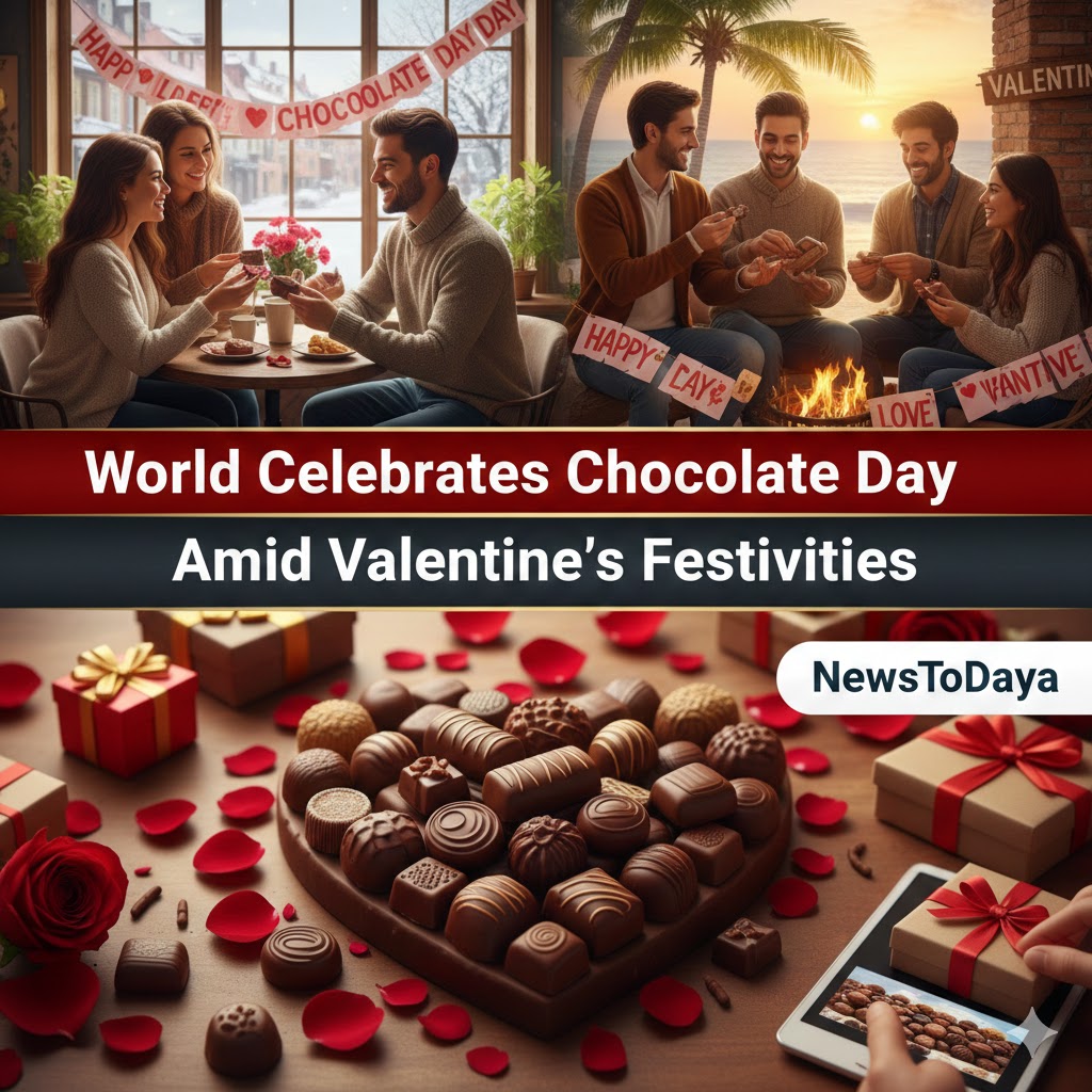 World Celebrates Chocolate Day Amid Valentine’s Festivities